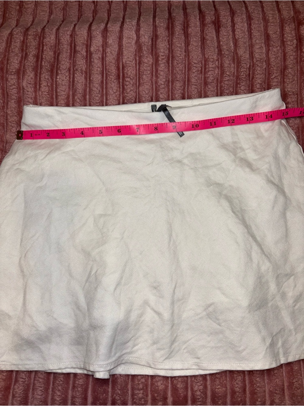 Anthropologie White Mini Skirt - Picture 3 of 10